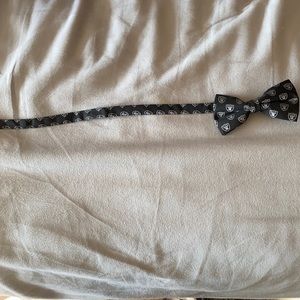 Oakland raiders pretied bow tie. Never worn